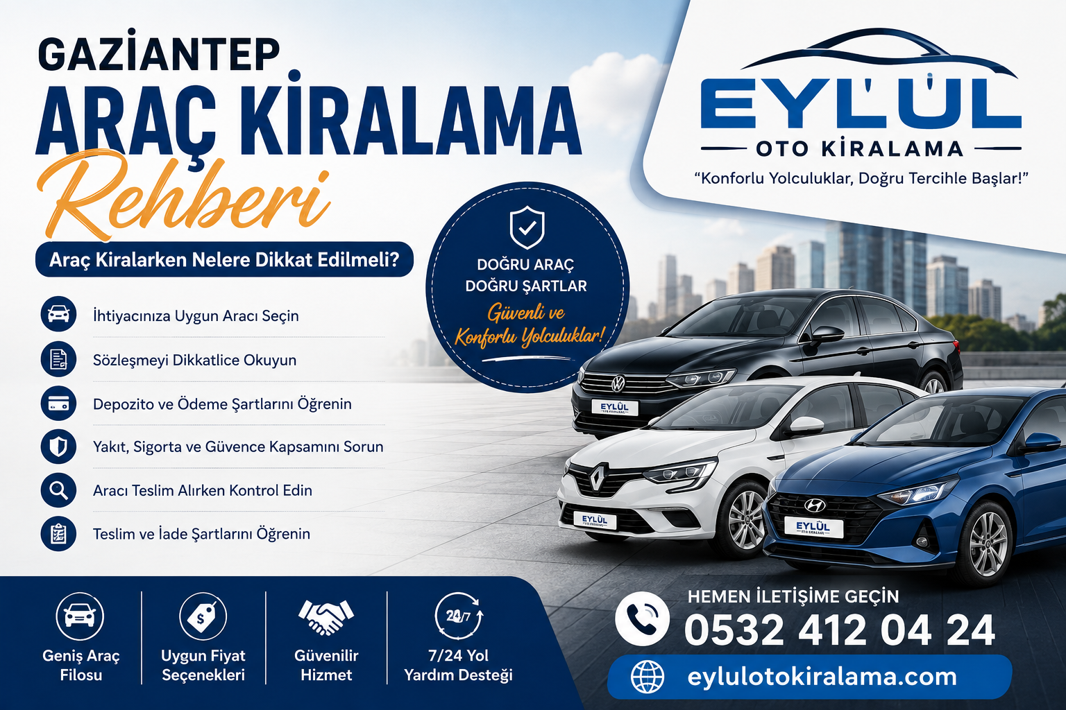 Gaziantep Araç Kiralama Rehberi Araç Kiralarken Nelere Dikkat Edilmeli
